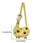 Plush Doll Crossbody Shoulder Bag