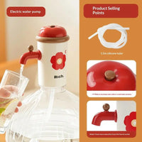 Retro Flower Automatic Water Bottle Dispenser - Image 1
