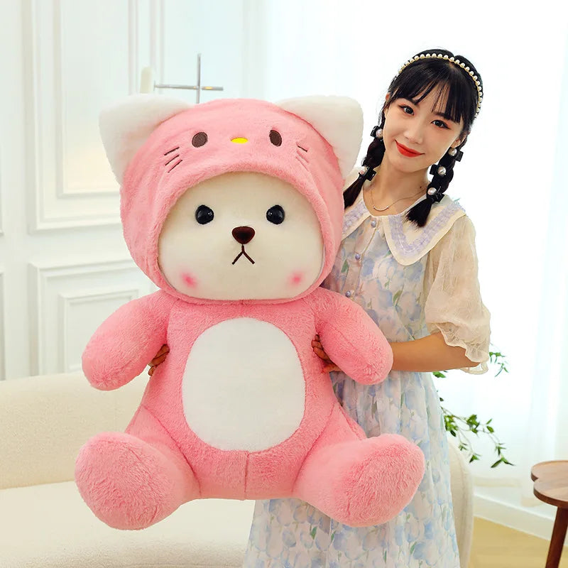 Pink Bear Soft Cuddle Plush - Image 5
