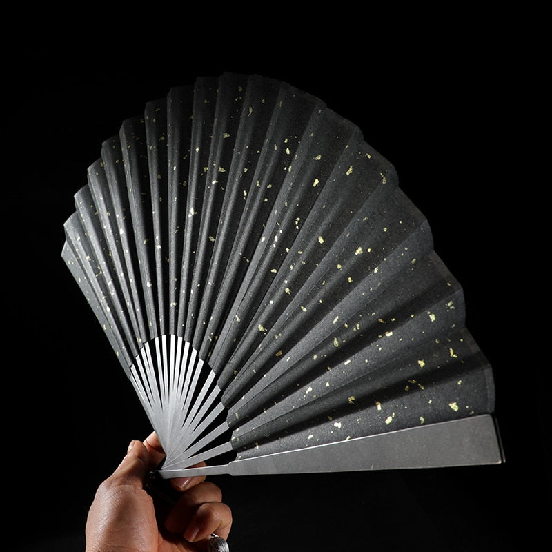 Self-Defense Titanium Alloy Folding Fan - Image 0