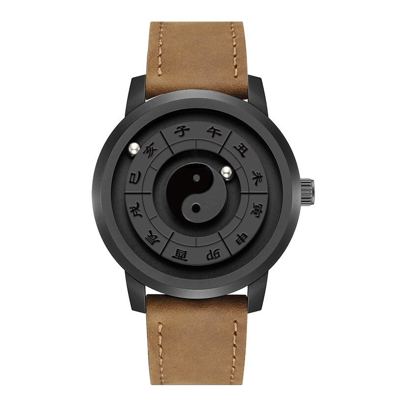 Magnetic Ying Yang Levitation Elegant Watch