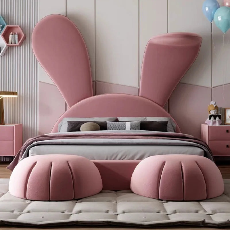 Fancy Pink Rabbit Modern Bed - Image 2