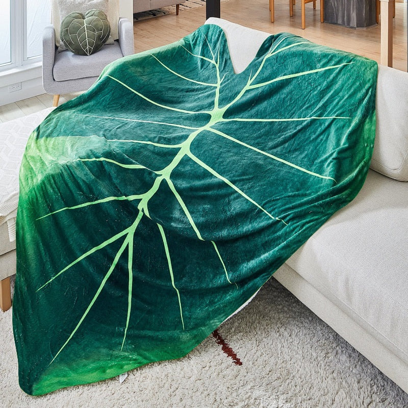 Super Soft Giant Leaf Blanket - Image 2