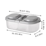 Double Compartment Sealed Storage Fresh Box