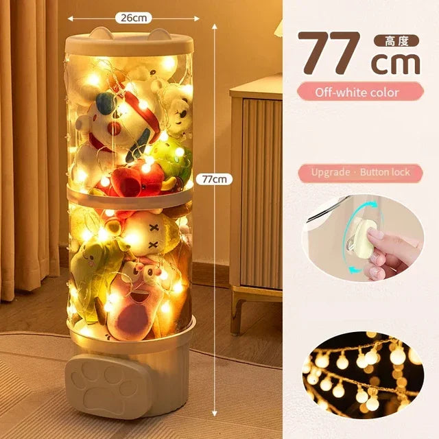 See-Through Toy Storage Kids Room Organizer Cube - Image 9