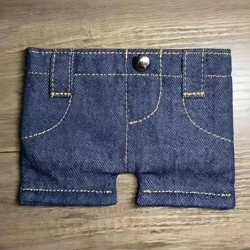 Pocket Pants Mini Denim Zip Wallet