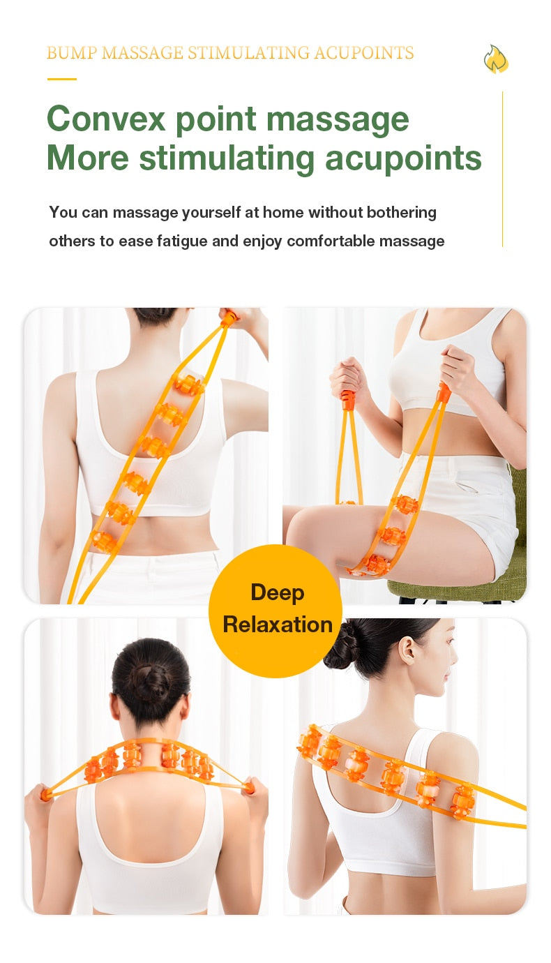 Multifunctional Body Neck Massage Roller - Image 2