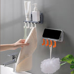 Wall-Mounted Phone Holder Kitchen Organizer Rack