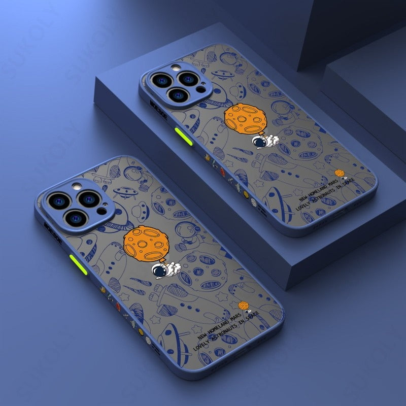 Space Road Relax Astronaut iPhone Case - Image 5