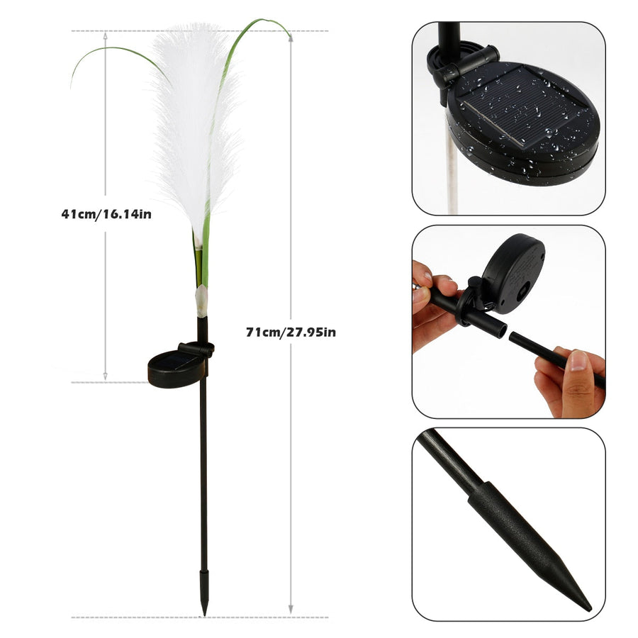 Outdoor Solar Waterproof Reed Garden Lights - Image 5