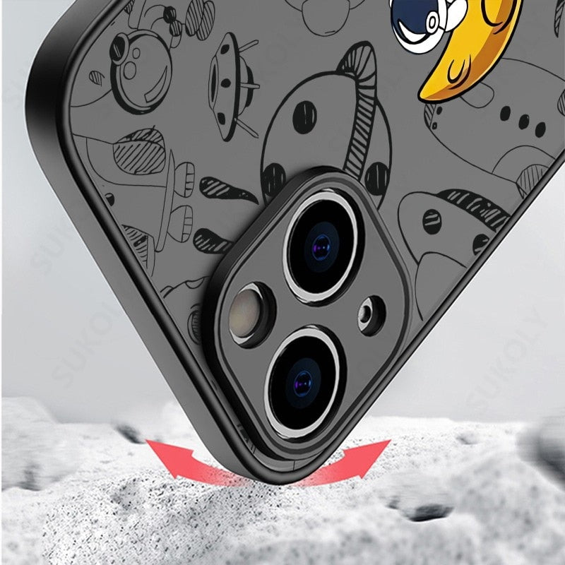 Space Road Relax Astronaut iPhone Case - Image 11