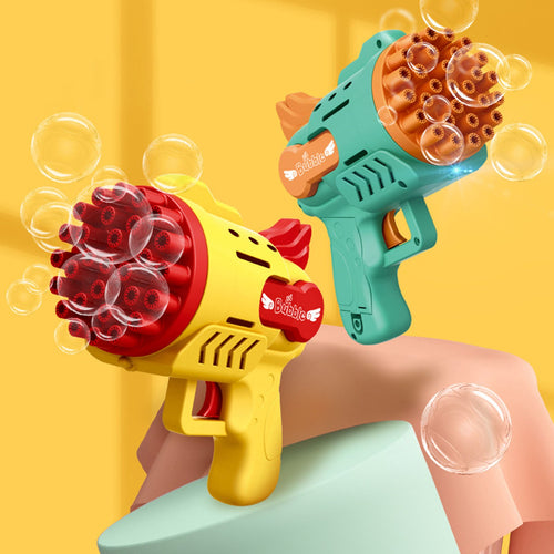 LED Light Dreamy Bubble Maker Gun - Image 1