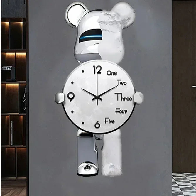 Glowing Star Bear LED Wall Clock - Image 7