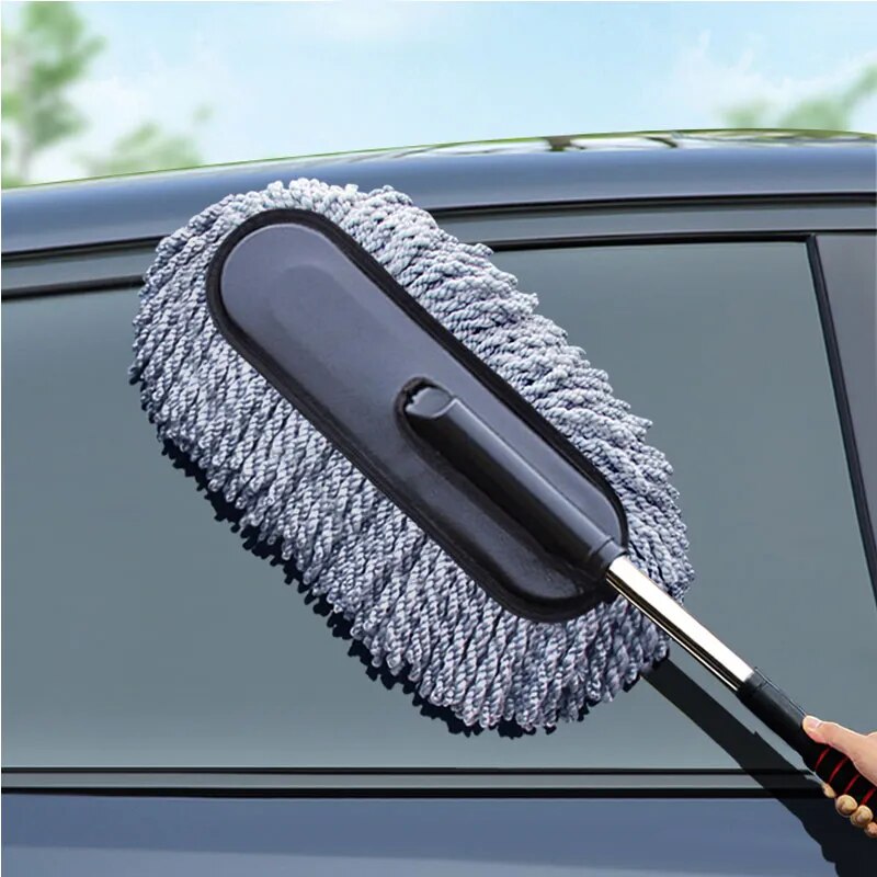 Pro Clean Universal Retractable Car Waxing Brush Set - Image 3
