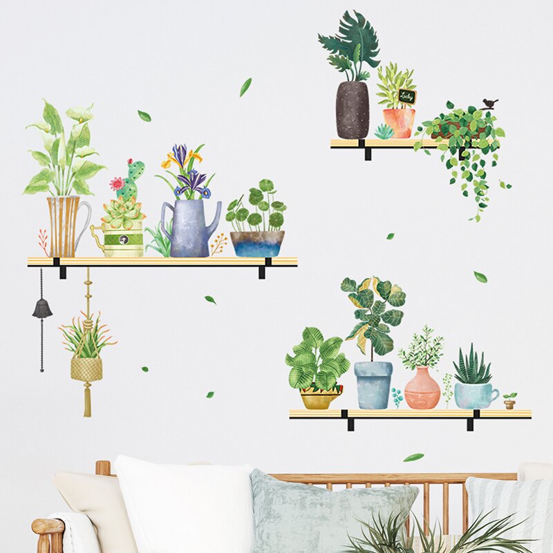 Nature Aura Plants Wall Stickers - Image 0