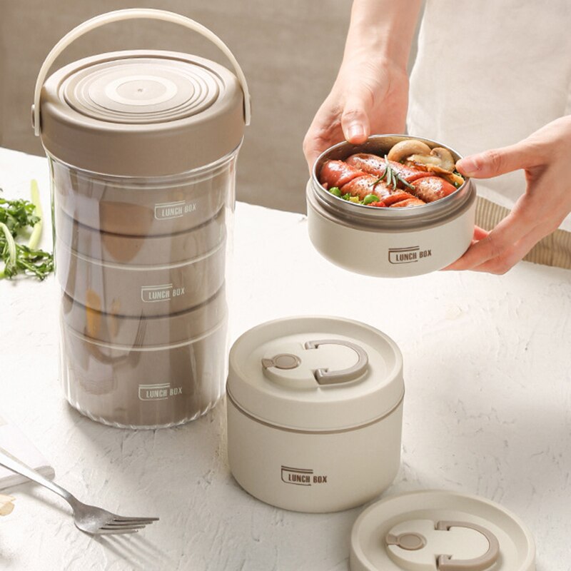 Stackable Leak-Proof Thermal Lunch Box - Image 0