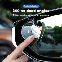 Blind Spot Adjustable Frameless Rearview Mirror Set - Image 6
