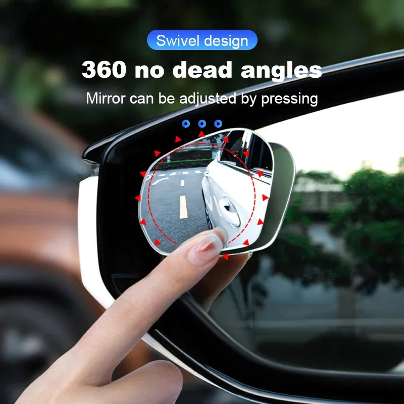 Blind Spot Adjustable Frameless Rearview Mirror Set - Image 6