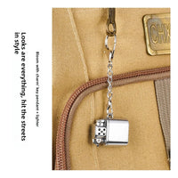 Spark Tag Metal Windproof Kerosene Keychain Lighter - Image 5