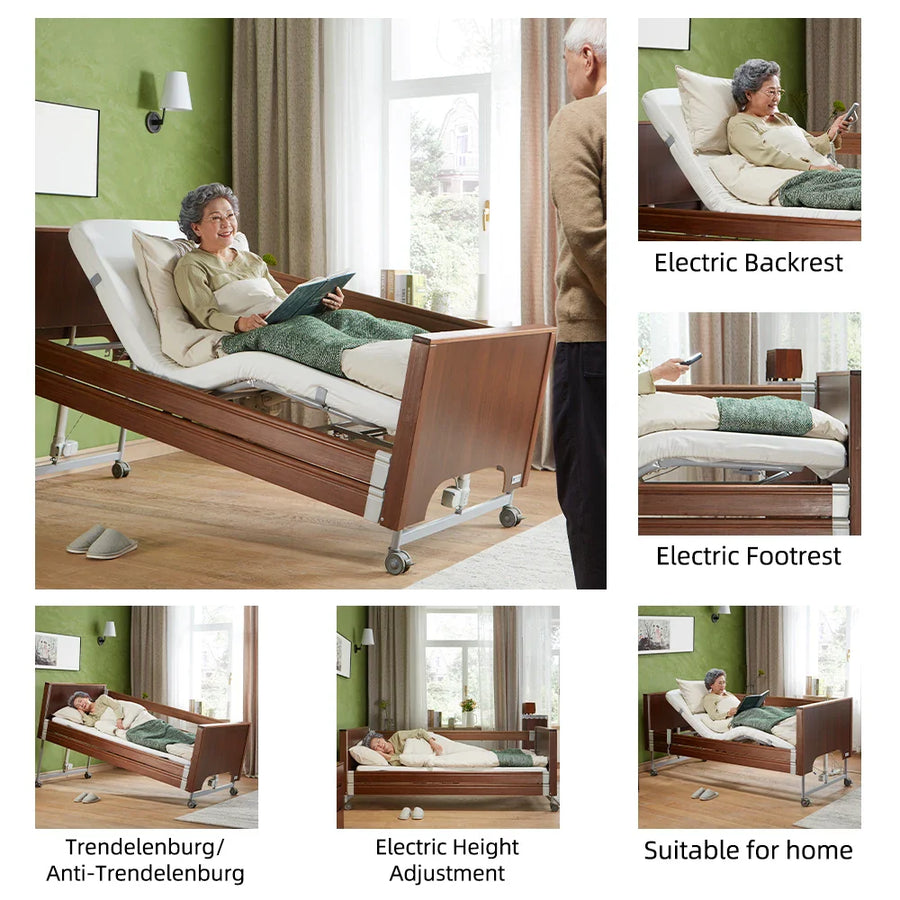 Electric Adjustable Patient Patient Care Bed - Image 3