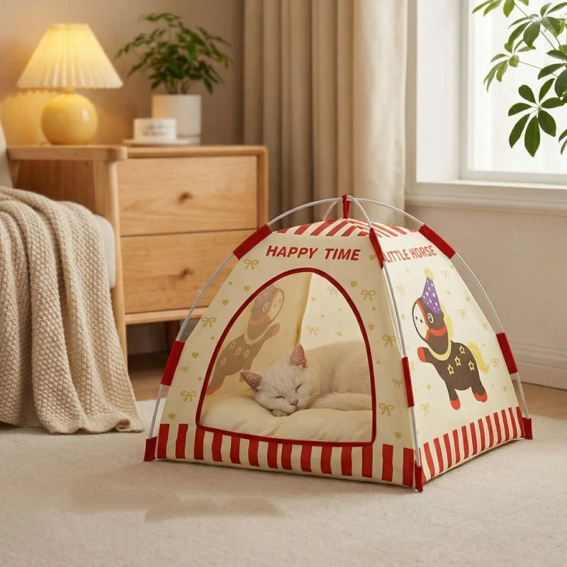 Cute Print Indoor Pet Tent Bed House - Image 3