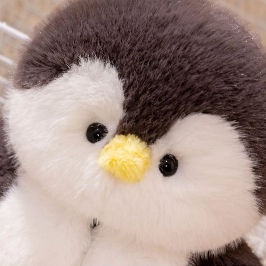 Happy Penguins Plush Comfy Cozy Slippers - Image 3