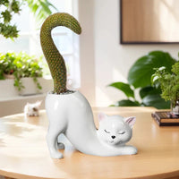 Grow a Tail Cat-Shaped Planter Vase - Image 1