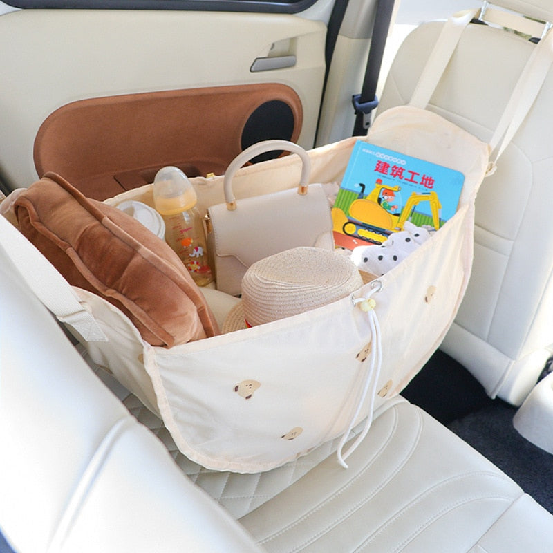 Hangable Car Back Seat Storage Hammock Bag - Image 3