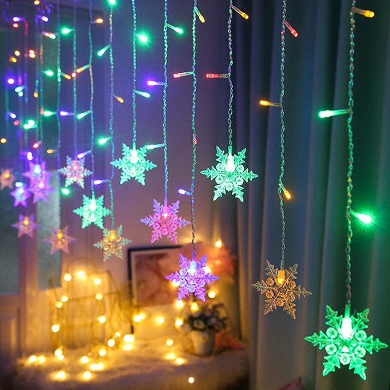 LED Fairy Snowflake Lights - Image 4