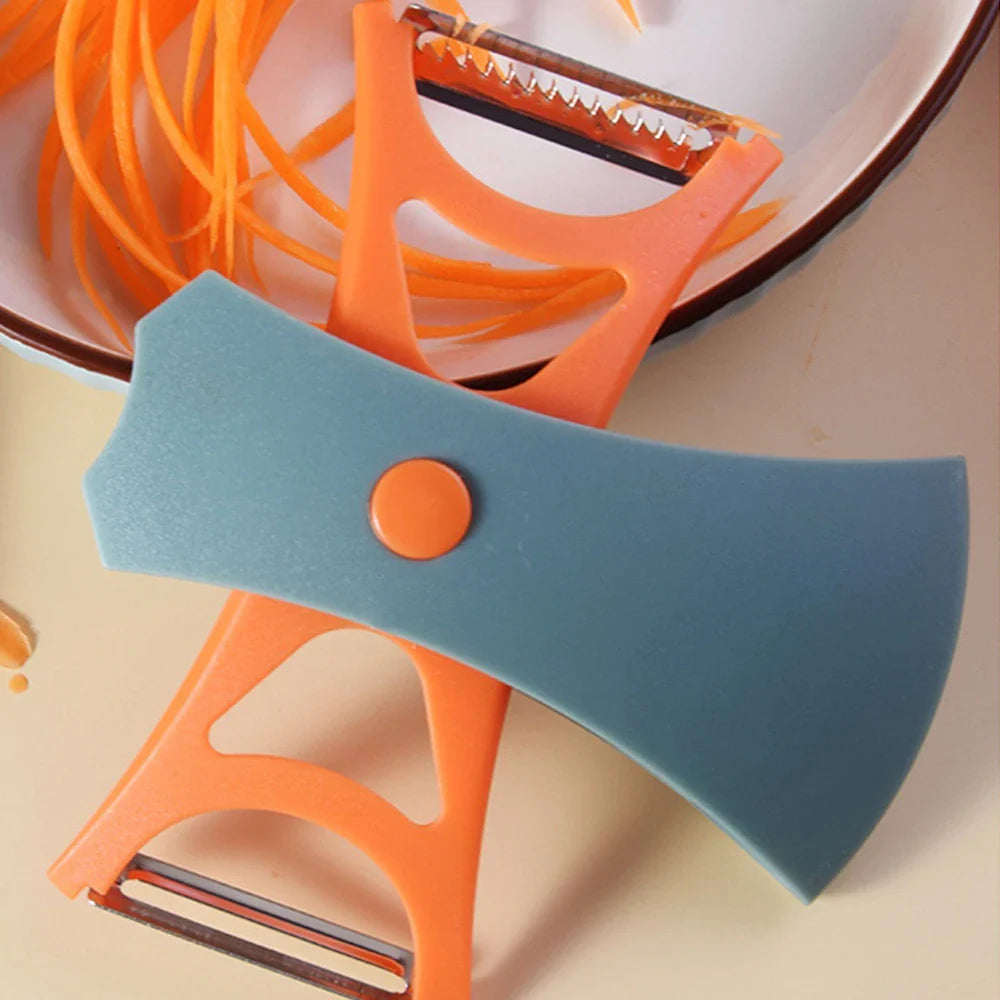 Slice Ease Dual-Action Fruit & Veggie Peeler