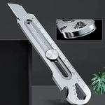 6in1 Multipurpose Stainless Steel Retractable Heavy Duty Snap-Off Blade