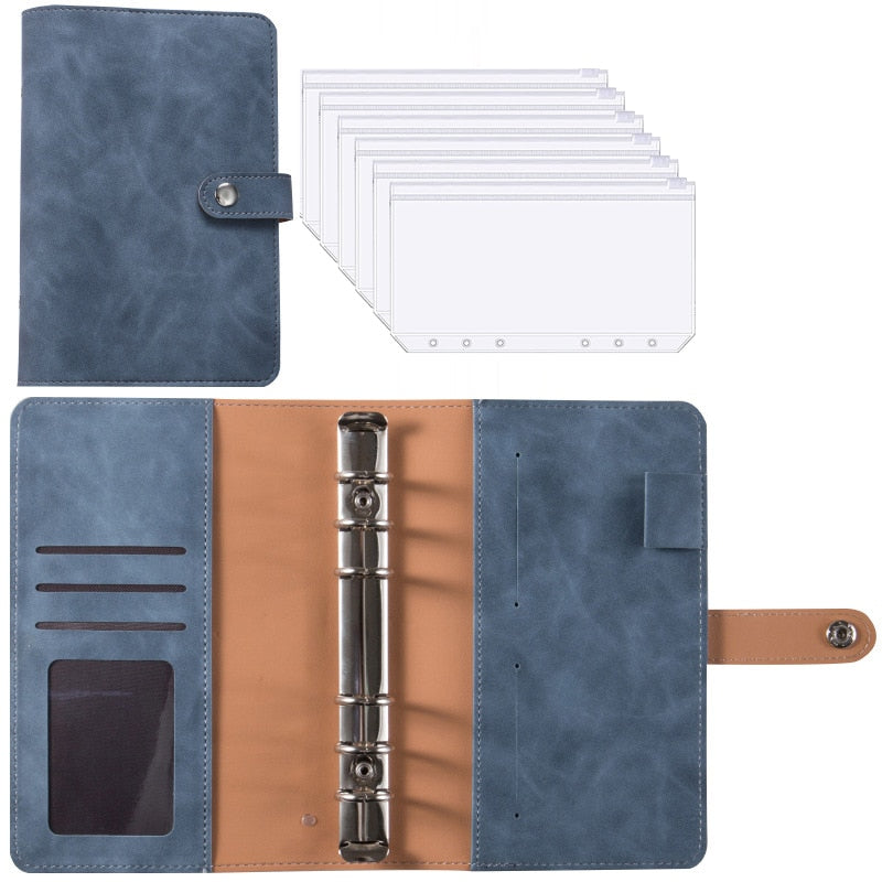 Financial Planner Leather Multi Pocket Bill Organizer Notebook - Image 15