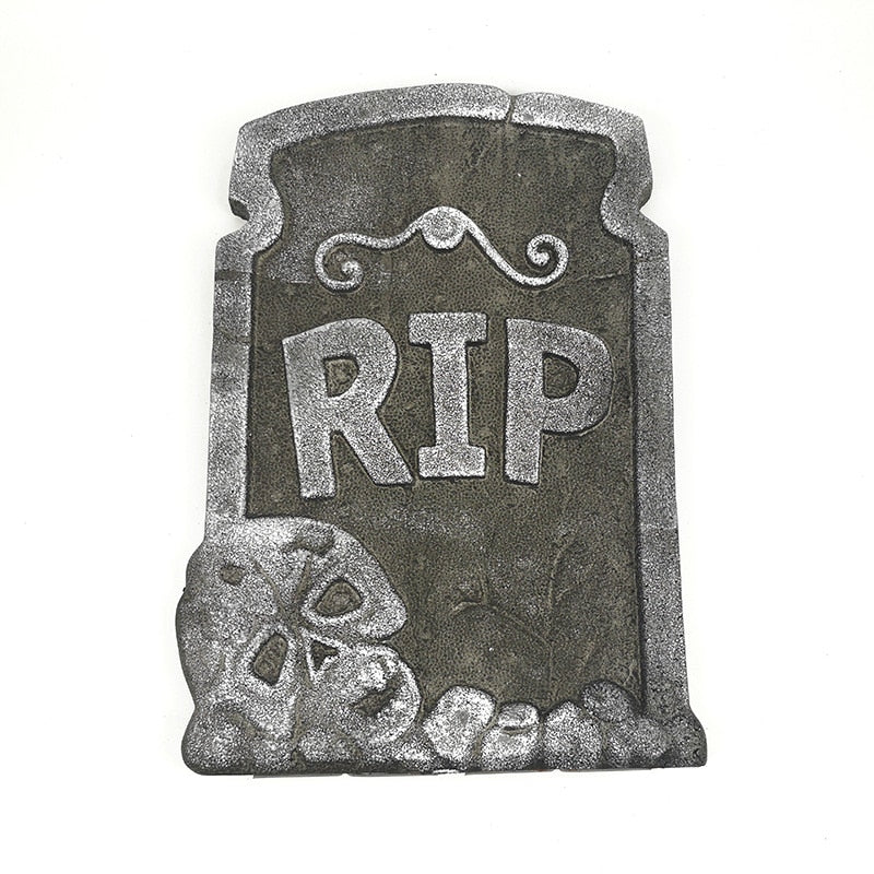 Foam Skeleton Halloween Tombstone - Image 4