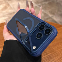 Full Lens Protection Flip Stand Magnetic iPhone Case - Image 7