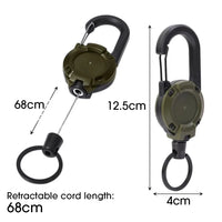 Trail Lock Anti-Lost Retractable Carabiner Keychain - Image 2