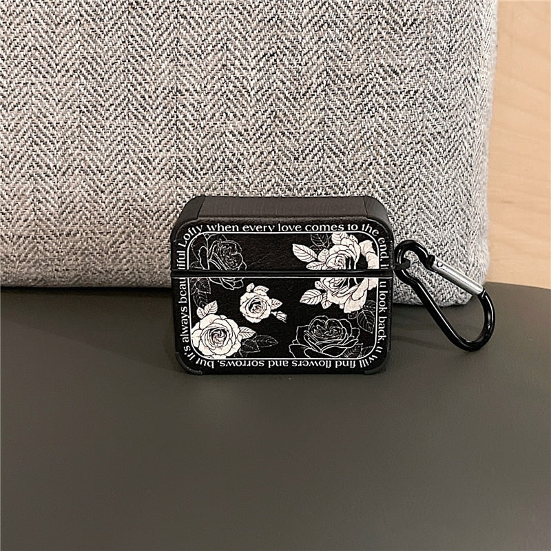 Artistic Flower Leather Airpods Case - Image 4