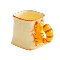 Cat Tail Ceramic Coffee Mug - Image 7