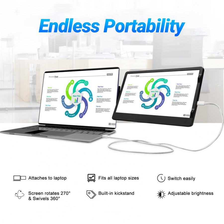 IPS Panel HDMI Compatible Laptop Monitor - Image 5