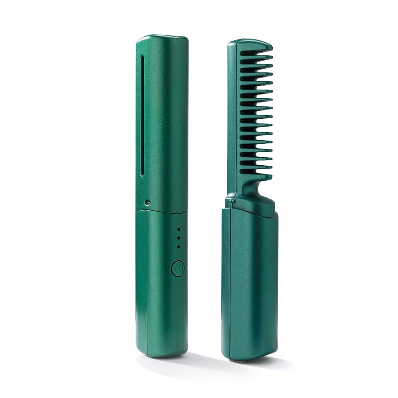 USB Powered Smart Heat Iron Comb Hair Straightener - Image 6