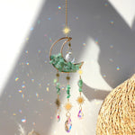 Crystal Sun Catcher Moon Decor