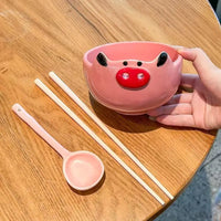 Happy Snout Ceramic Bowl Set - Image 5