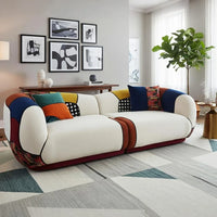 Matissero Bold Patchwork Colorblock Lounge Sofa - Image 8