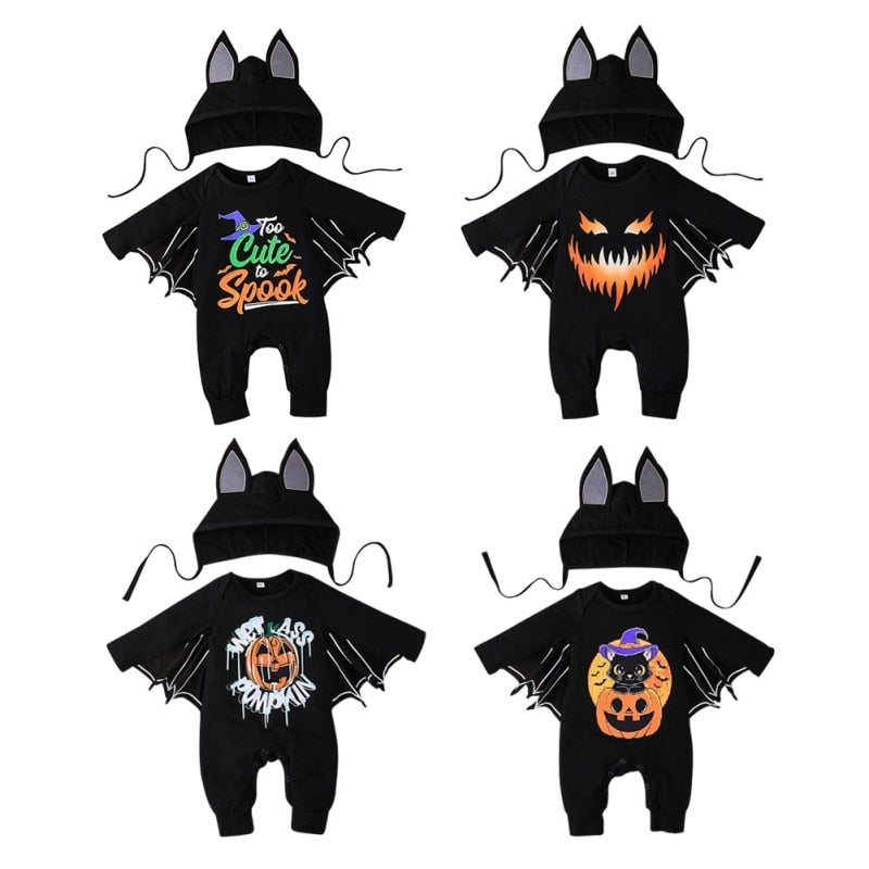 Baby Bat Halloween Onesie - Image 1