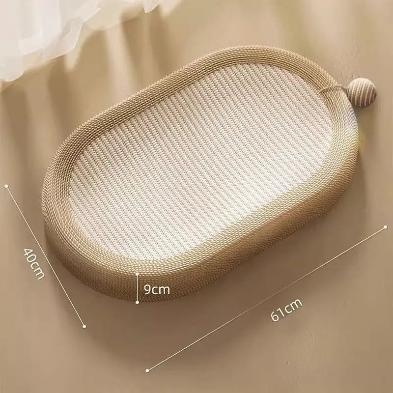 Cat Scratch Nest Oval Bed - Image 5
