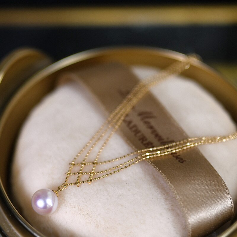 Bohemian Drop Stylish Pearl Necklace - Image 5