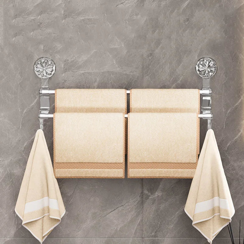 Double Rod Strong Suction Power Towel Rack - Image 2