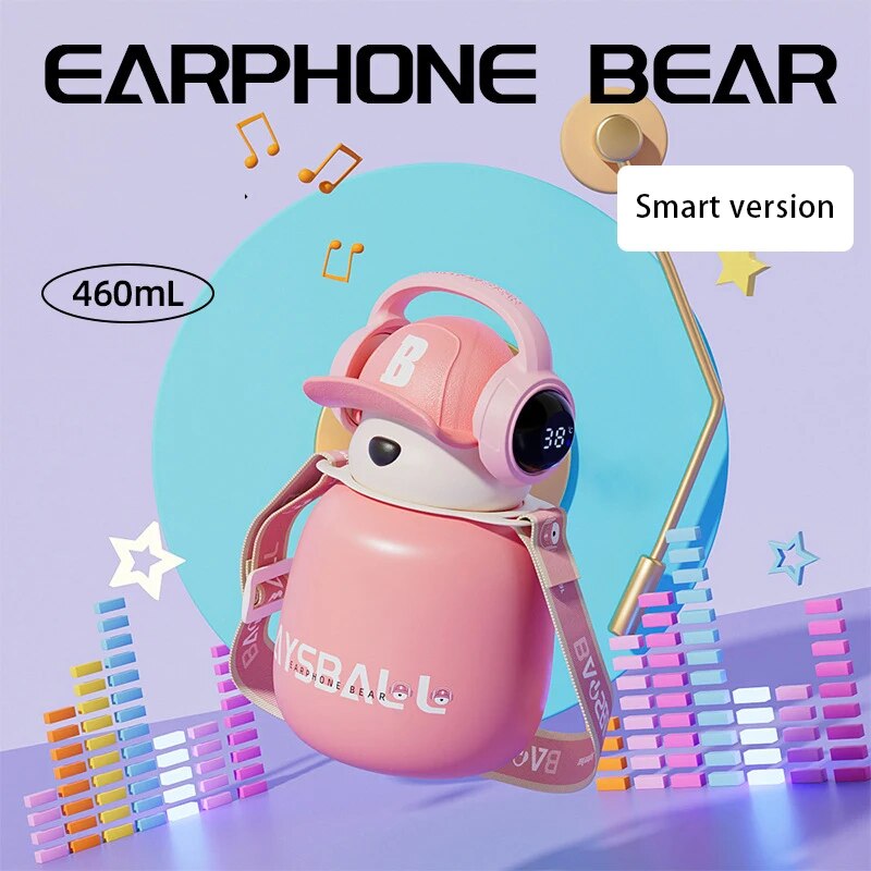 DJ Bear Stainless Steel Thermos - Image 8