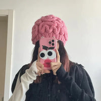 Too Much IQ Knitted Brain Beanie - Image 4