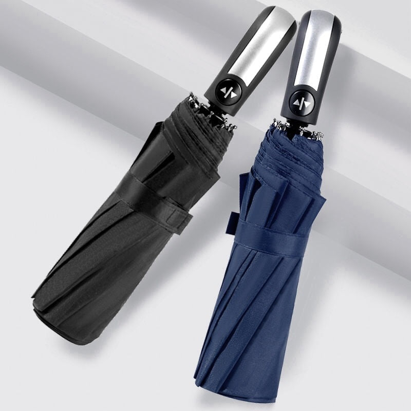 Wind Resistant Anti-UV Automatic Sleek Umbrella