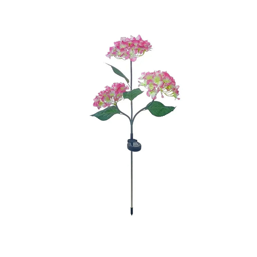 Soft Pink Glow Solar LED Flower Garden Light - Image 7